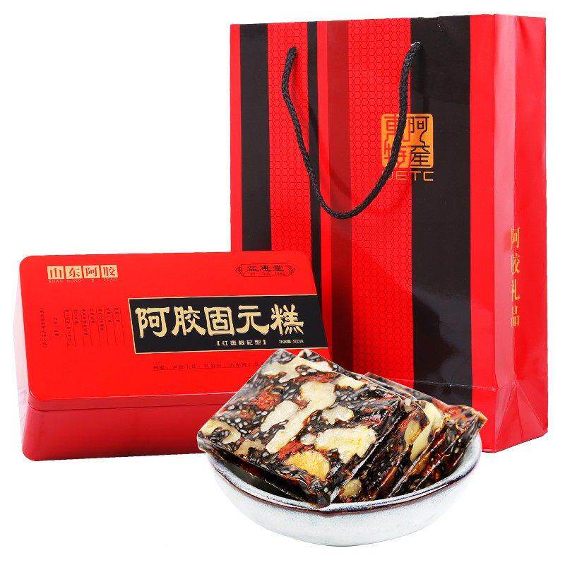山WNP东东阿皮阿胶核桃阿糕胶阿胶膏滋补阿姣即食固原糕固元膏调