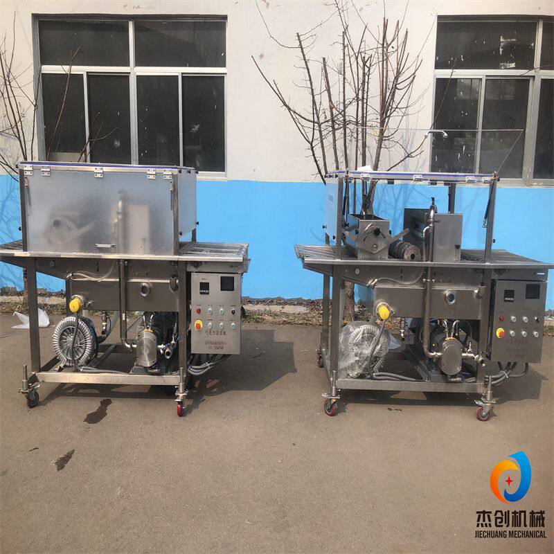 面包片裹涂巧克力机器 全自动带加热淋浆机 吐司面包淋可可脂设备