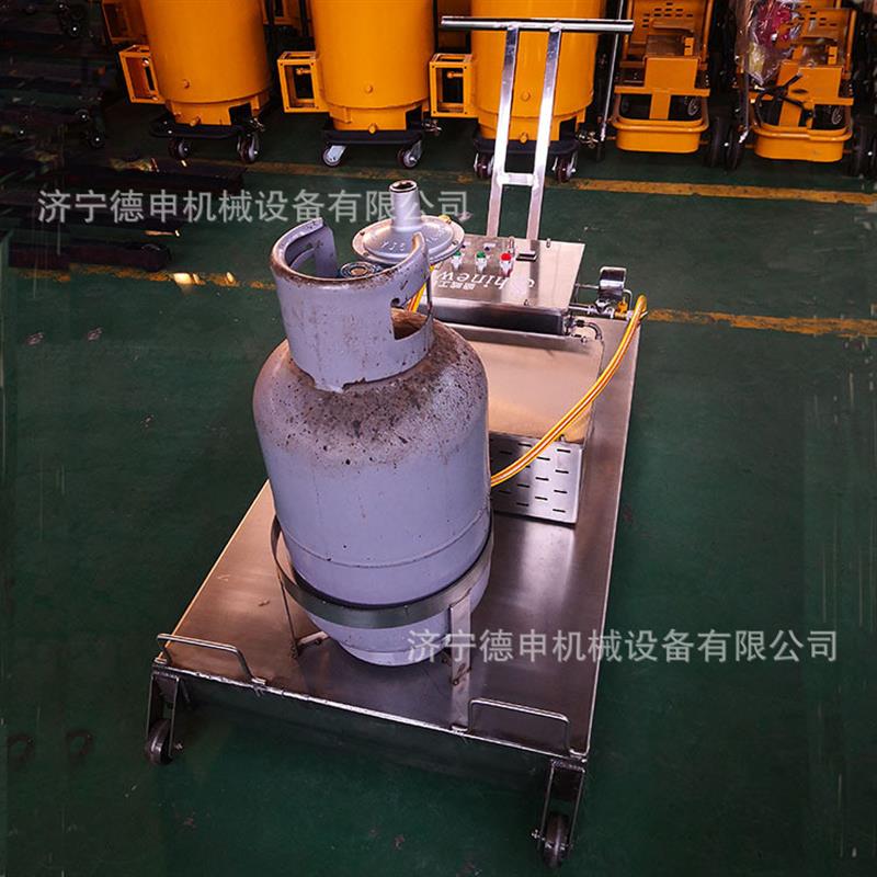 裂缝手拉式再生养护沥青加热板 移动式城市路面热熔机 升温均匀