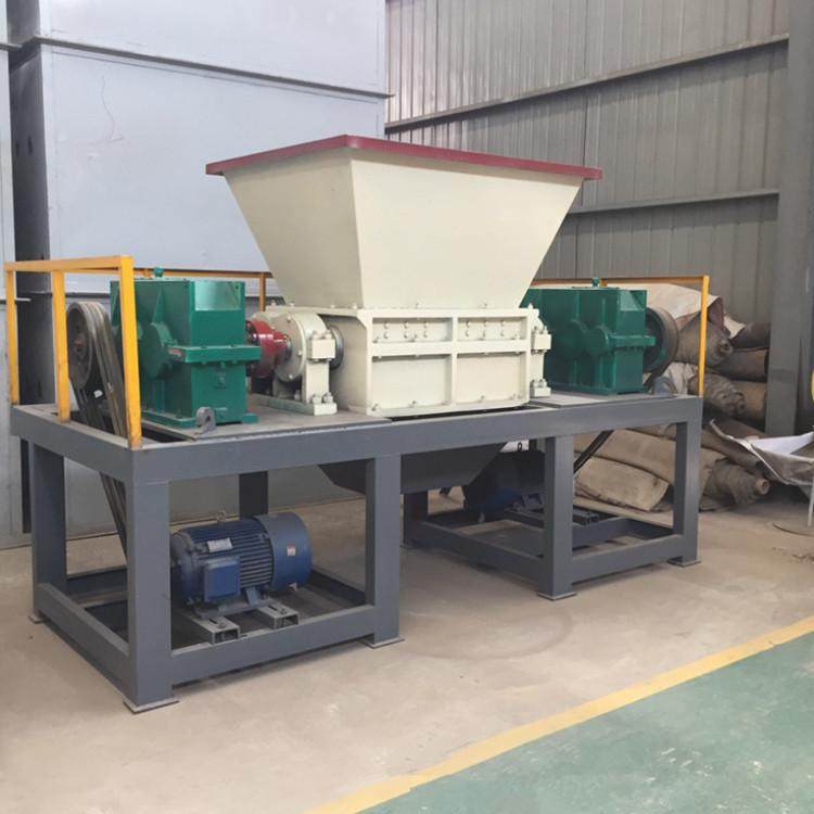 PE管排水管大蓝桶双轴破碎机800型废钢金属撕碎机设备小型粉碎机,机械设备,破碎机,淘宝优惠券,粉丝福利购,淘宝优惠卷