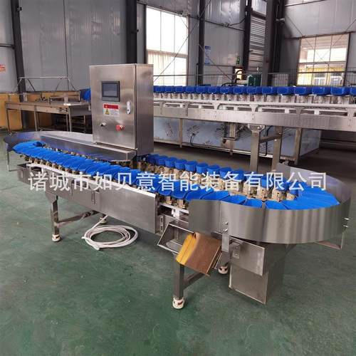 北极虾分拣机黄鱼带鱼段重量分选机厂家供应海参鲍鱼重量检测机