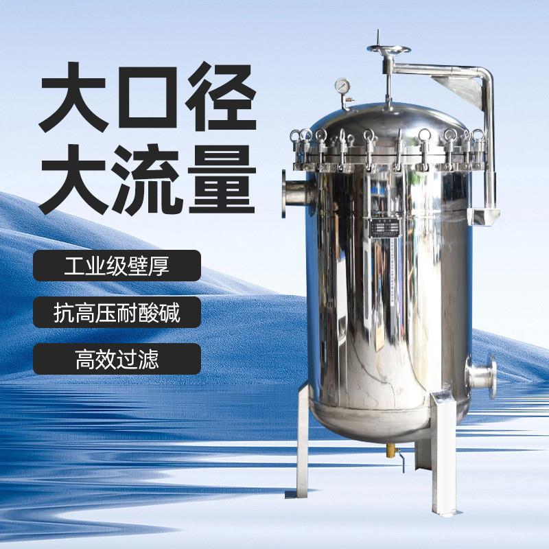 不锈钢精密保安过滤器前置净水器10寸20寸30寸40寸泥沙PP棉过滤器