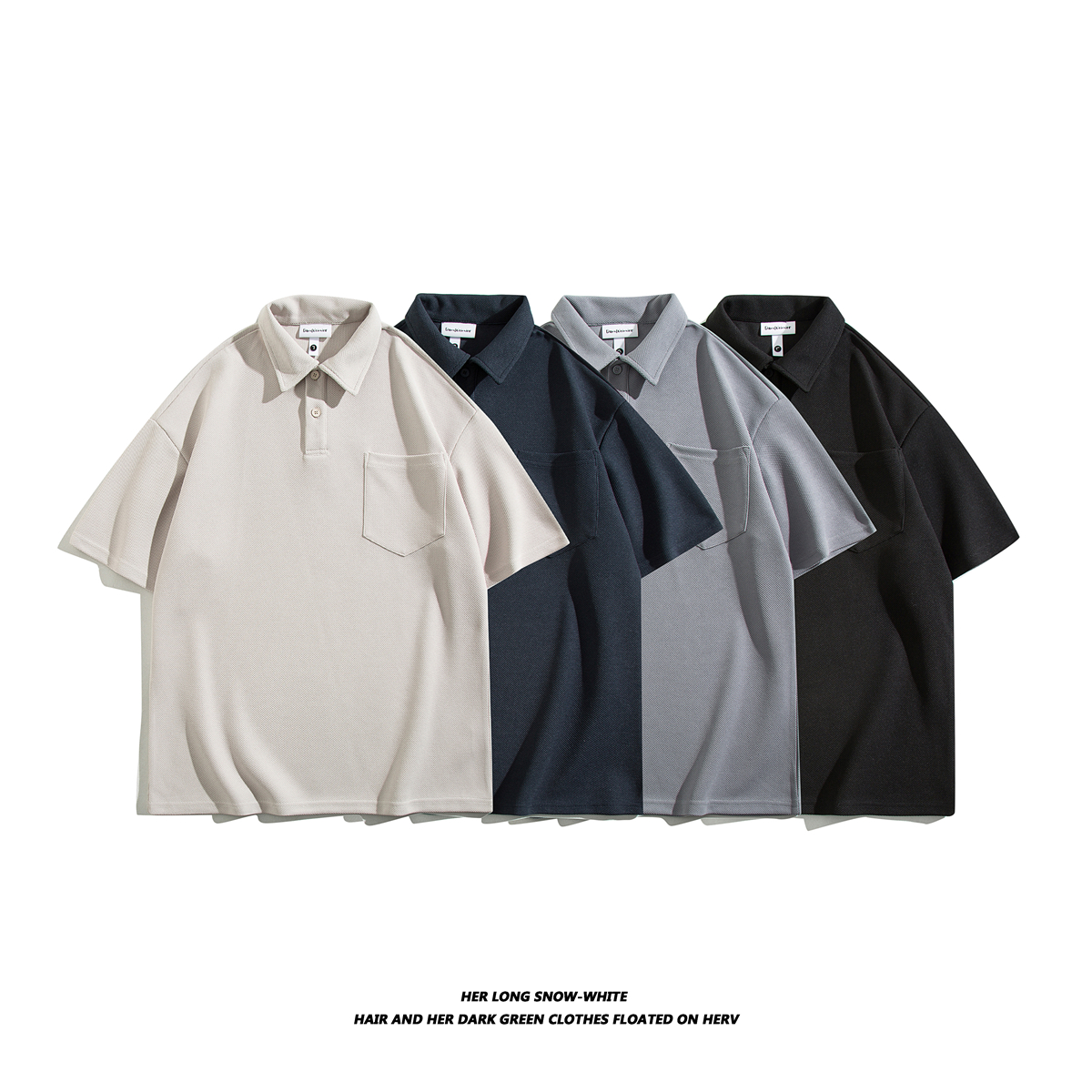 潮牌polo衫t恤定制班服印logo刺绣纯绵团队服短袖新款工作服夏季