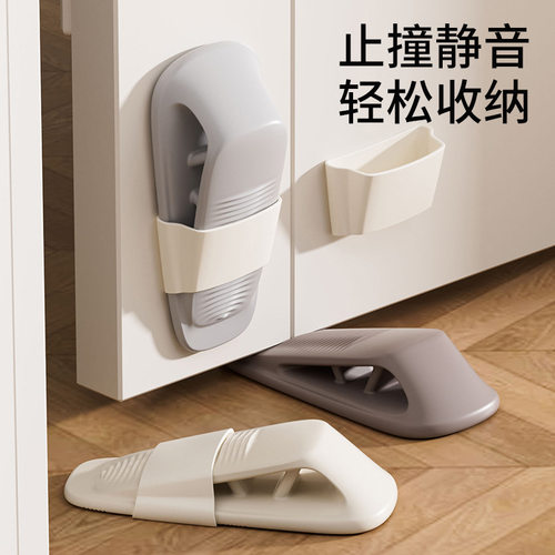 门塞可收纳挡门防撞门挡防风阻门器房门门缝卡紧门楔子卡门固定器