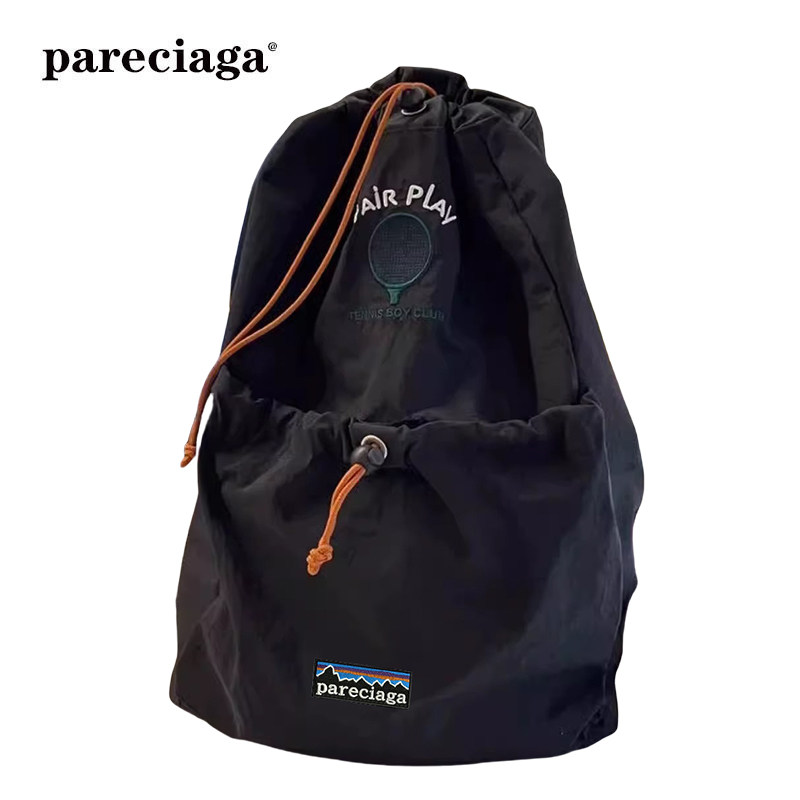 巴塔正品pareciaga轻便羽毛球包户外网球拍包男女书包运动双肩包