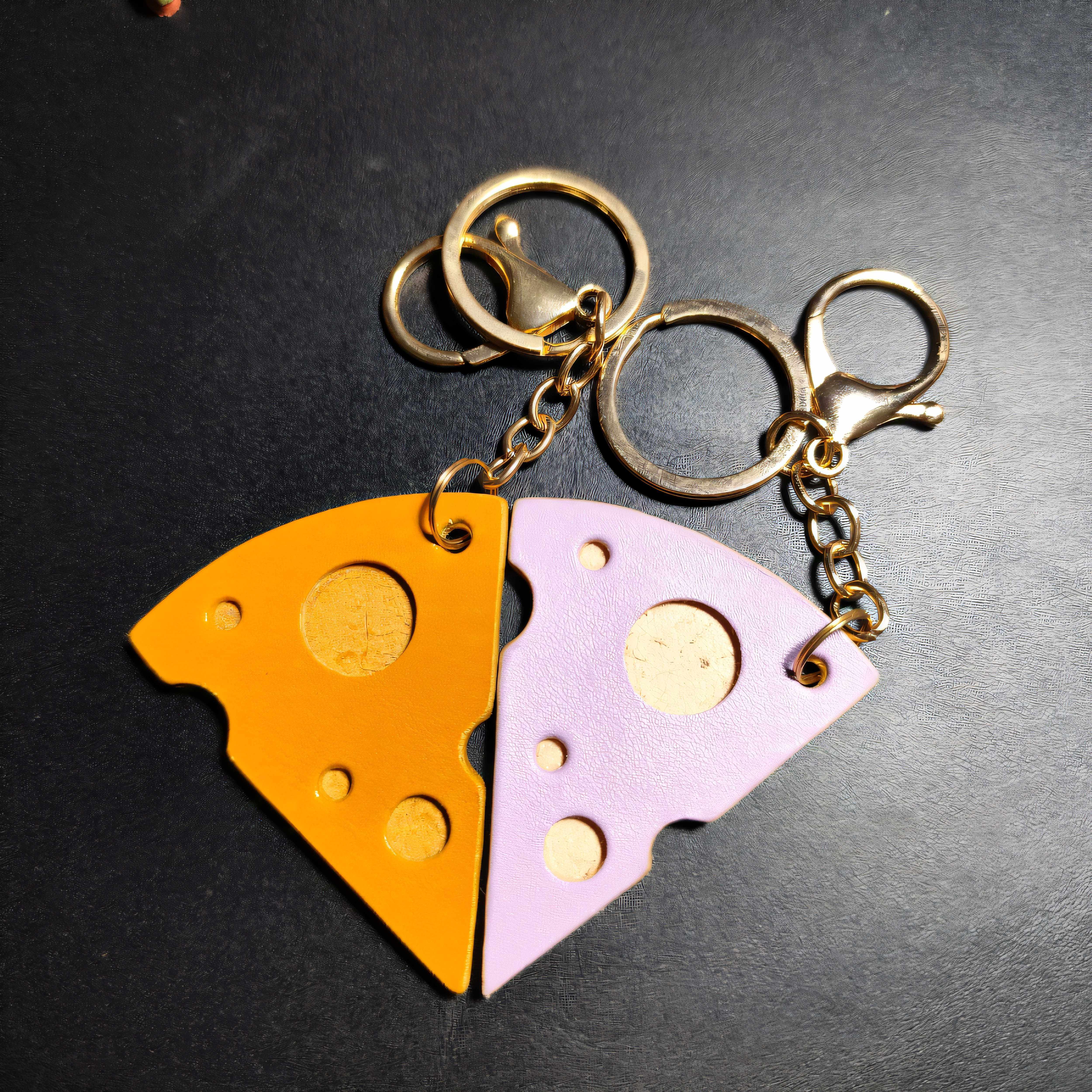 DIY手工真皮奶酪芝士挂件可爱包包挂件汽车钥匙扣挂饰创意礼物,服饰配件/皮带/帽子/围巾,钥匙扣,淘宝优惠券,粉丝福利购,淘宝优惠卷
