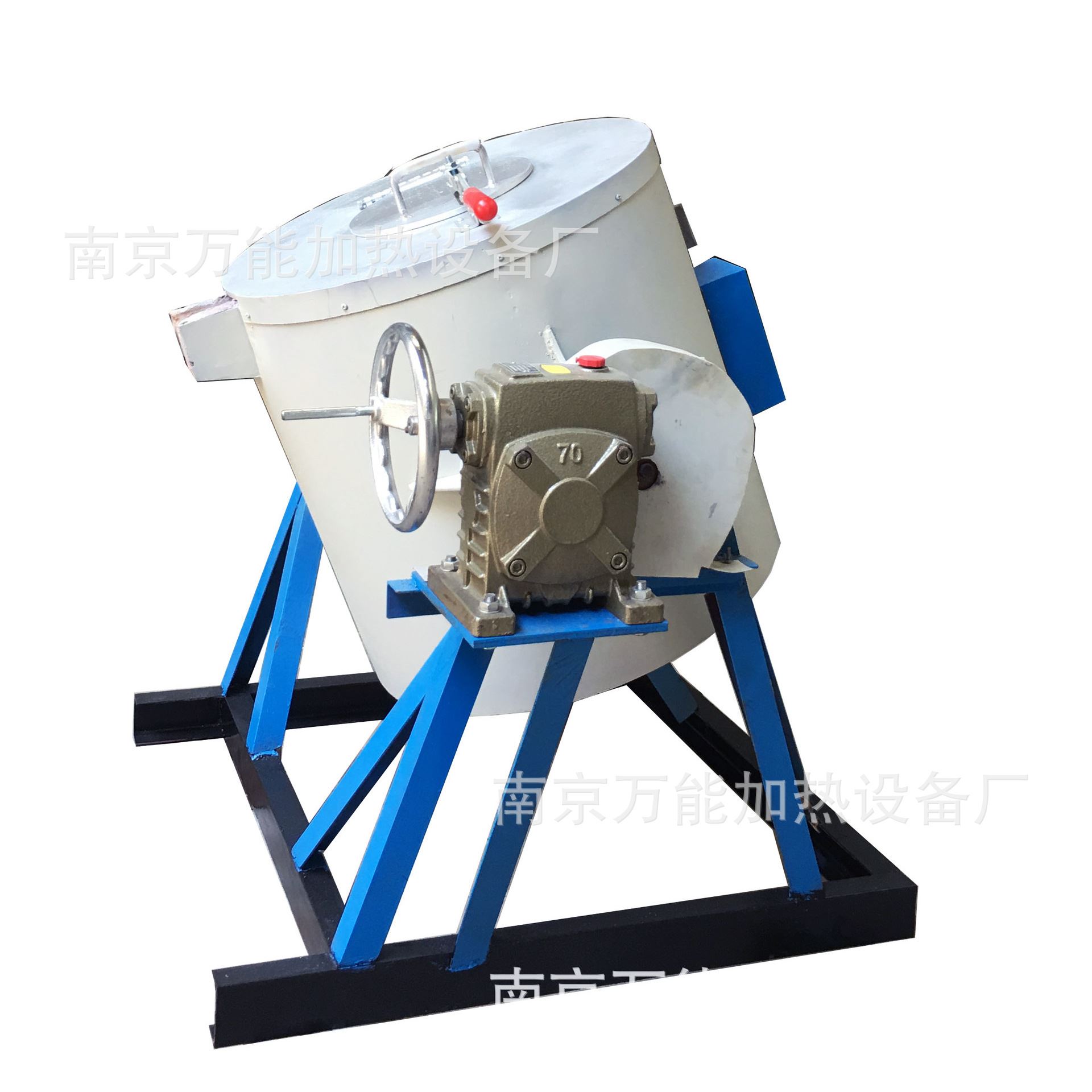 小型坩埚熔铝炉倾斜式熔化炉厂家 电加热熔铅炉熔锌设备