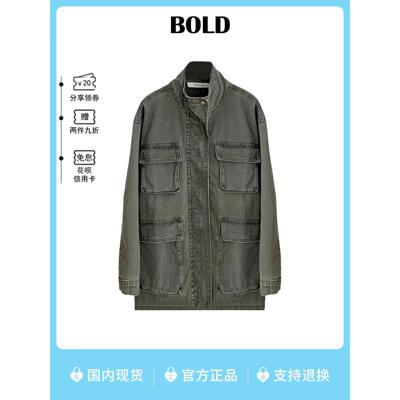 【现货】韩国BOLD夹克秋季新款覆古宽松显瘦叠穿多口袋工装外套女