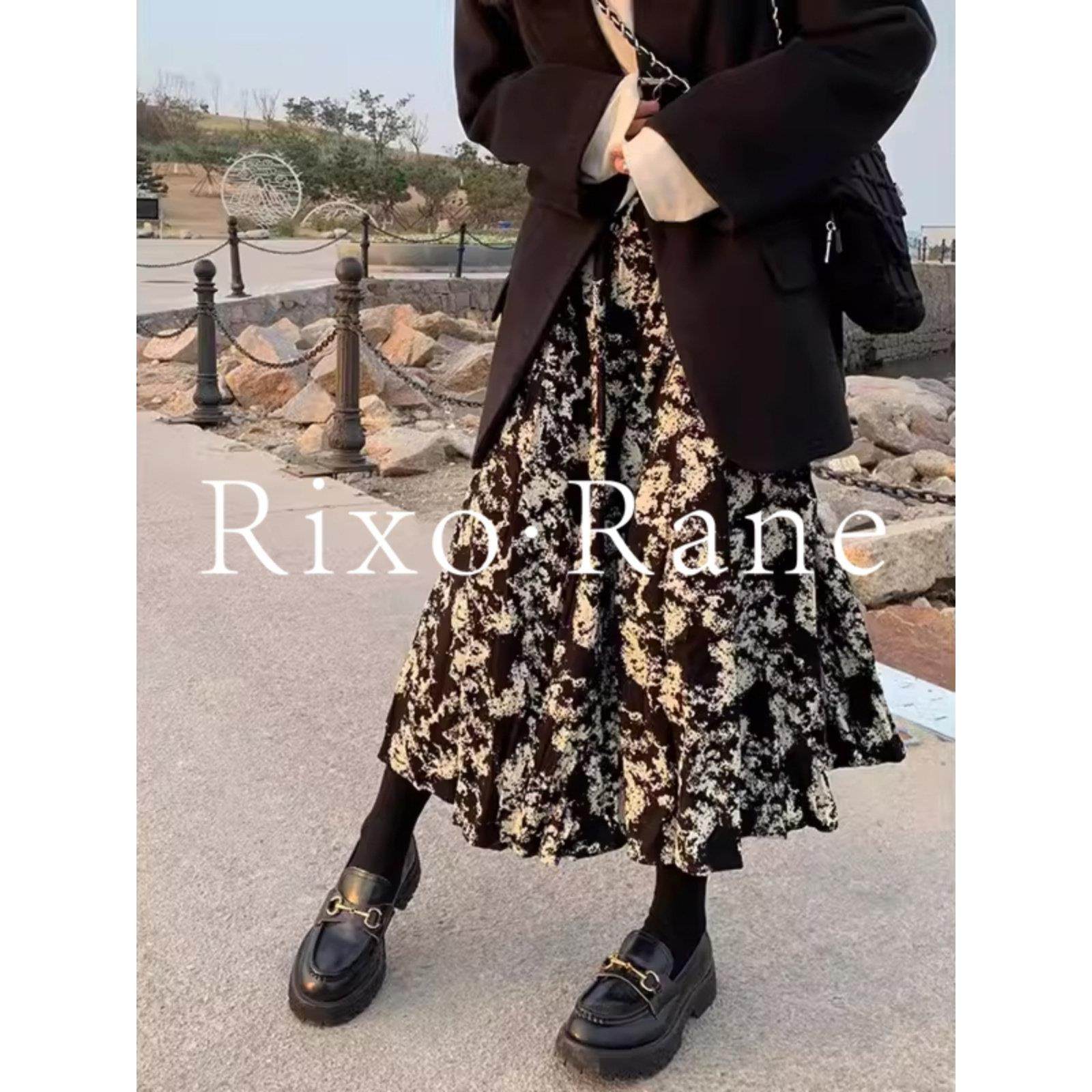 法国Rixo Rane美到醉心⭐法式覆古碎花半身裙女高腰显瘦气质a字裙,女装/女士精品,大码半身裙,淘宝优惠券,粉丝福利购,淘宝优惠卷