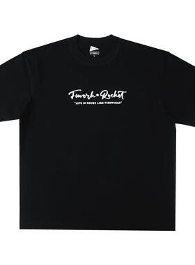 Home Daily 简约至上~气质狠出众！纯棉发泡植绒重磅宽松短袖男