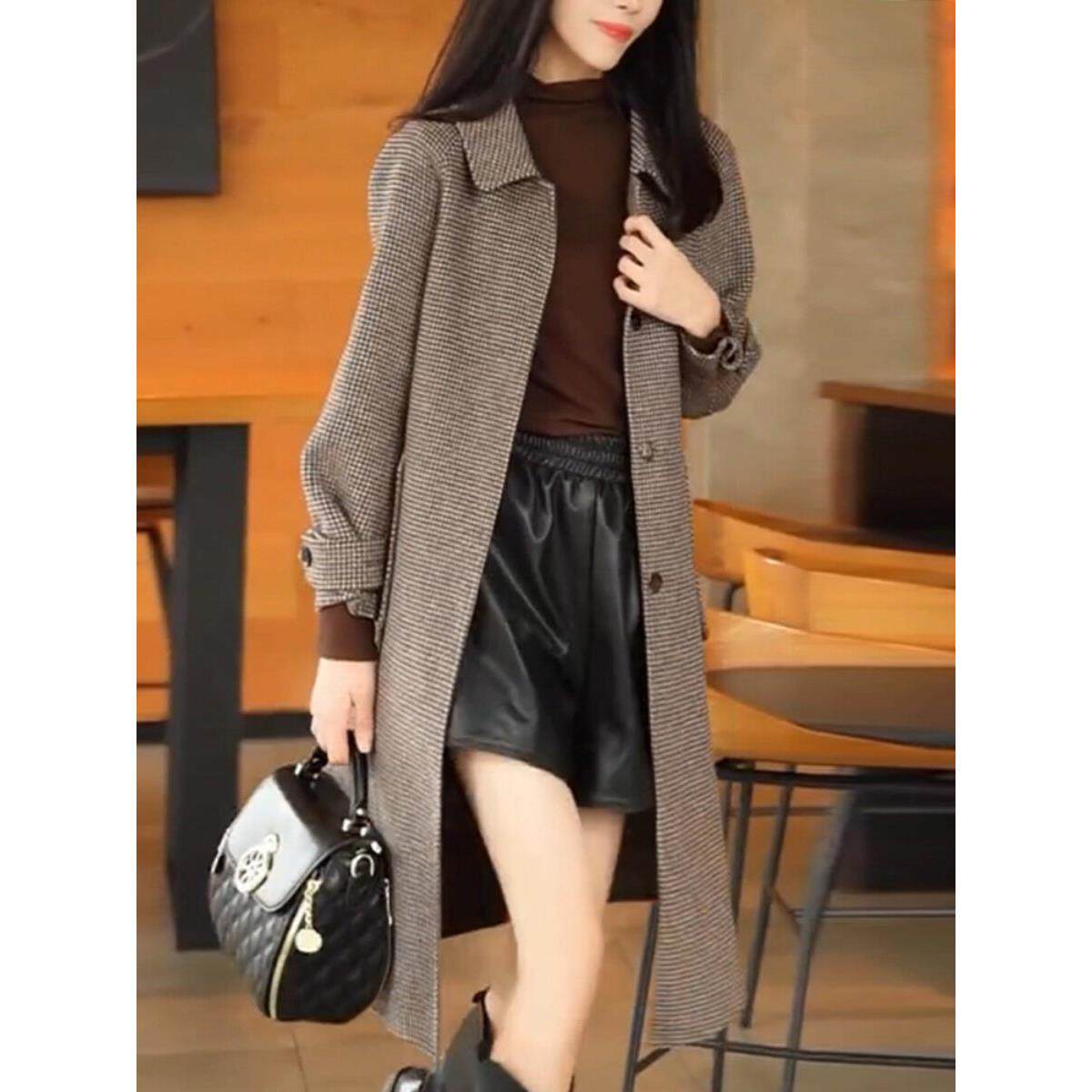 2025秋装高级感时尚风衣女款新款中长款气质妈妈外套女装洋气大衣