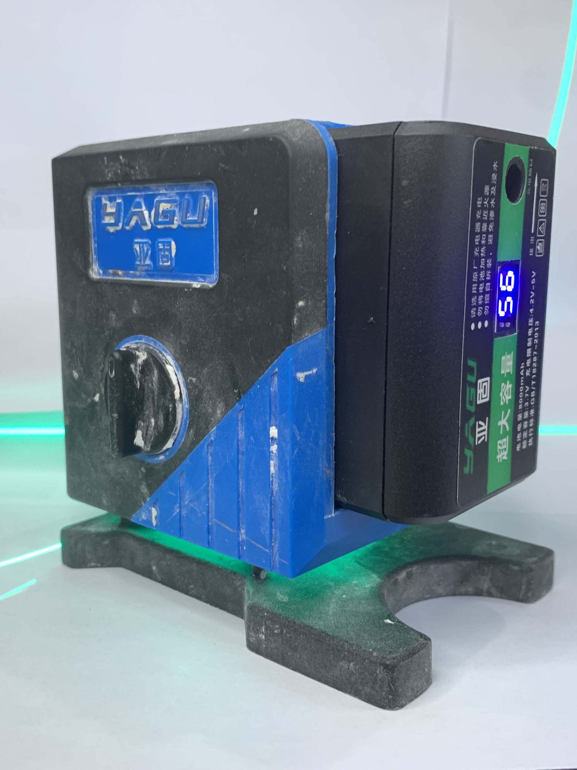 红外线水平仪电池绿光蓝光通用大容量锂电池亚固原装数显充电电池