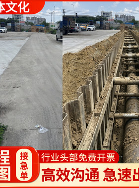 工程照片P图建筑工程专业p图修图施工图片合成批图施工图绿化改建