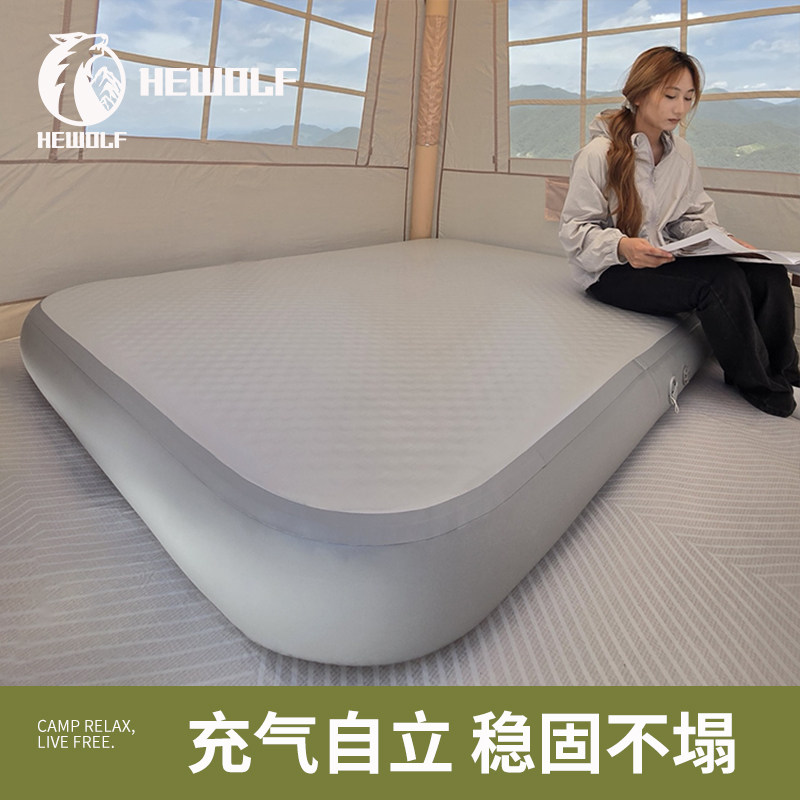 hewolf公狼充气床垫户外露营床可携式空气床垫自动气垫床打地舖家