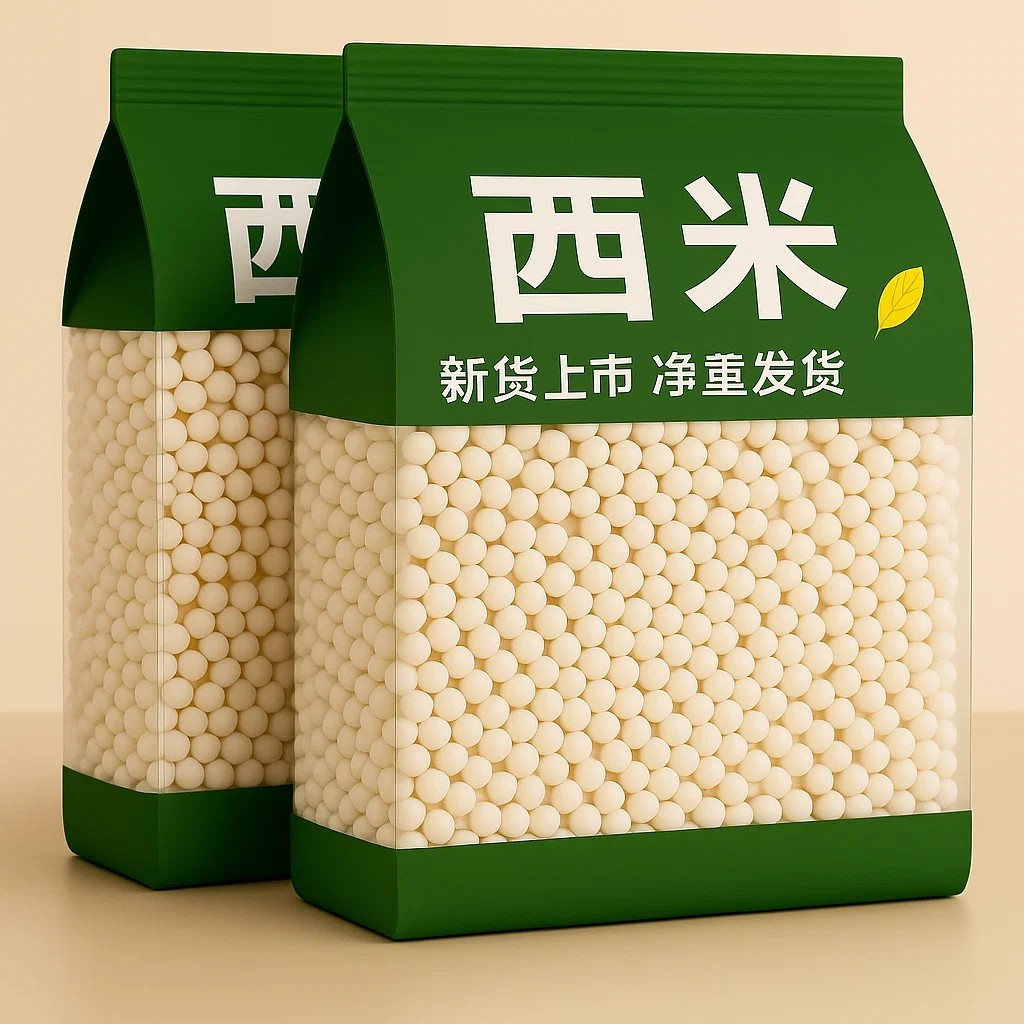 【净重发货】西米露家用西米小西米白西米椰浆西米露水晶粽子奶茶