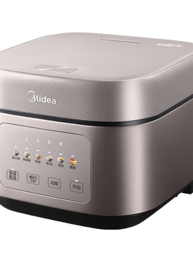 美的 电饭煲4/5升不粘24H智能预约柴火饭电饭锅 级彩屏MB-TQ453SZ