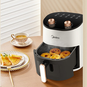 美的空气炸锅空气炸锅家用大容量4.5L空气炸锅MF-KZE4588TQ