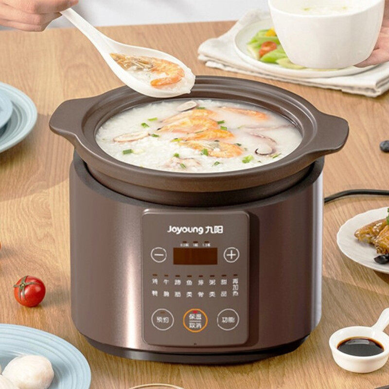 九阳电炖锅4升大容量电砂锅24H智能预约多功能家用炖锅全自动电热