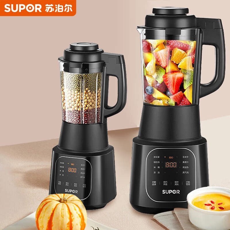 苏泊尔(SUPOR)破壁机料理机家用豆浆机榨汁机家电预约辅食机粉