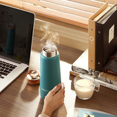 西屋电热水杯家用办公迷你小型自动加热保温杯旅行外出便携烧水杯