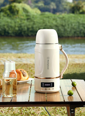 西屋1L电热水壶户外旅行常规电智能便携户外便携热水壶 WEK12A