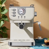 德世朗咖啡机小型家用意式 KF231半自动 浓自动萃取蒸汽打奶泡DDQ