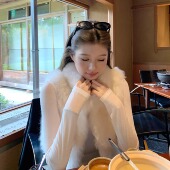 毛毛马甲皮草马甲托卡2025冬保暖背心时尚 新款 小个子背心加厚外套