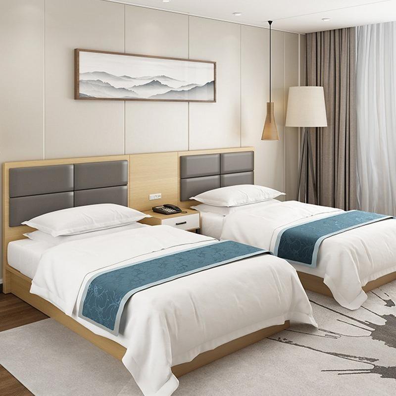 包宾馆139床店家具标间全套旅馆客栈软公寓双人民宿客房专用酒床