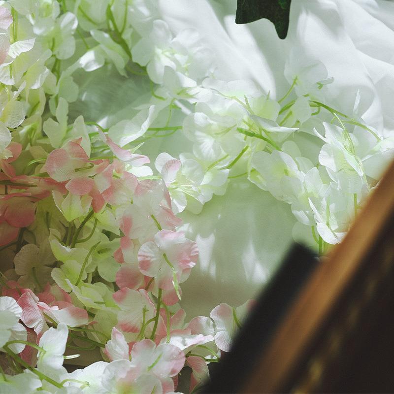 仿真香花真紫罗兰吊兰丁壁仿真绣球挂花紫仿藤藤花串藤条藤蔓婚庆