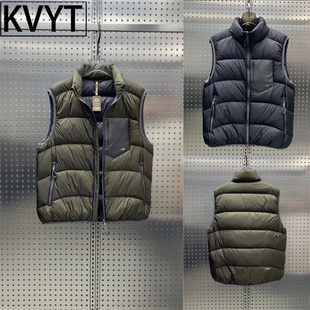 潮牌男士羽绒马甲服2026年冬季新款韩版休闲立领外套男款保暖上衣
