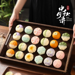 中秋月餅散裝 奶黃流心高檔傳統(tǒng)手工糕點(diǎn)心零食批發(fā)送禮新鮮多口味