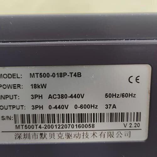 议价默贝克变频器MT500-018-T4B适用