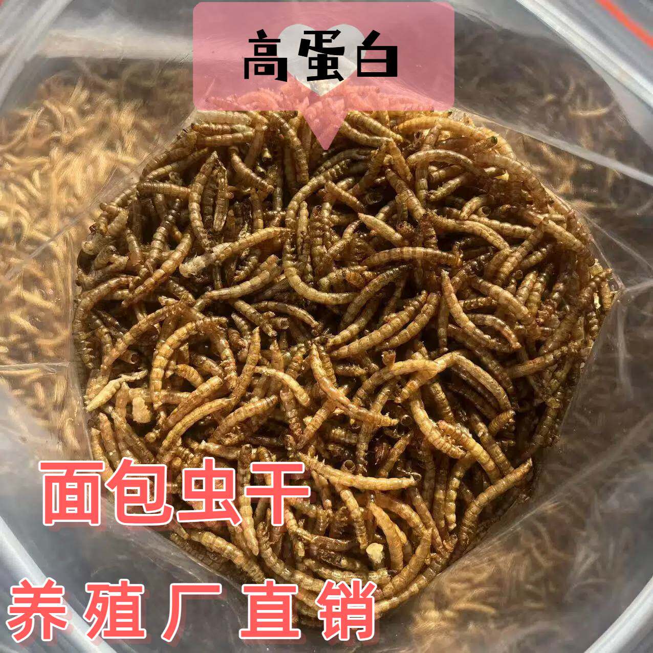 饲料面包虫干仓鼠粮龟粮刺猬金丝熊画眉八哥粮宠物粮黄粉虫干蛋白