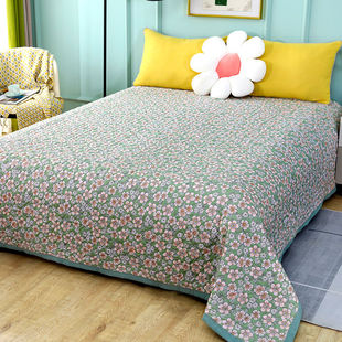 床单三层夹棉床盖榻榻米垫子盖毯褥子沙发垫 通用加厚 四季 床盖新款