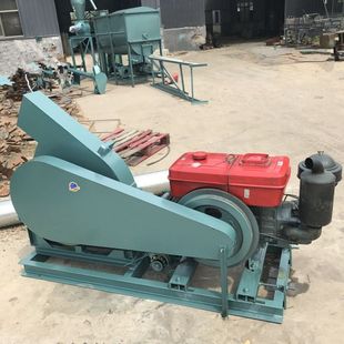 园林原木竹子削片机 树枝木材削片机设备 大型木头树木盘式切片机