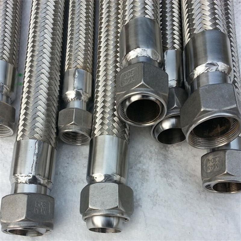 厂家供应304不锈钢对丝金属波纹管 不锈钢波纹管 丝扣式金属软管