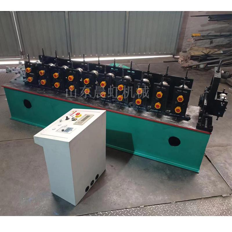 76圆管压D型机 大管径变方管机 脚手架48钢管压方形设备