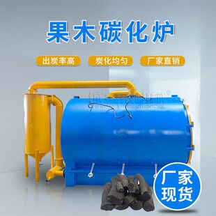 厂家直销干湿木材炭化炉 杏壳果木炭碳化炉 树枝秸秆制炭机