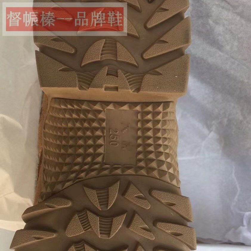 大厂棕色作战训靴男作训靴多威正版夏季户外训练女登山靴沙漠靴