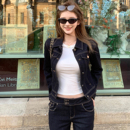 复古蓝色牛仔外套女秋季 修身 2025新款 韩版 显瘦上衣 小个子短款 美式