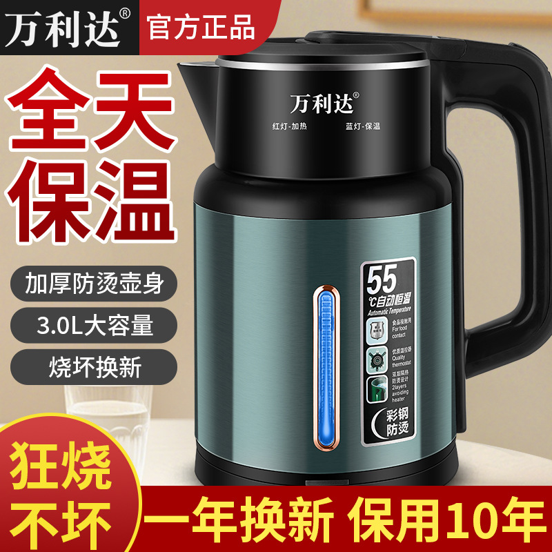 Electric kettle, hot boiler and heater, automatic shut-off