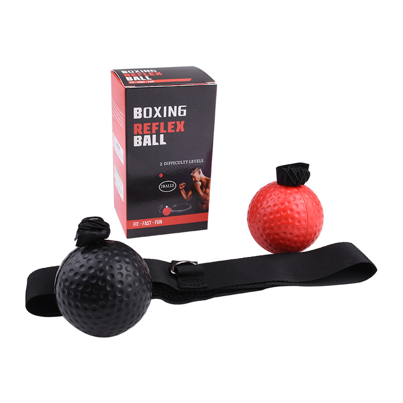 Head-mounted boxing reaction ball, stress relief ball, magic