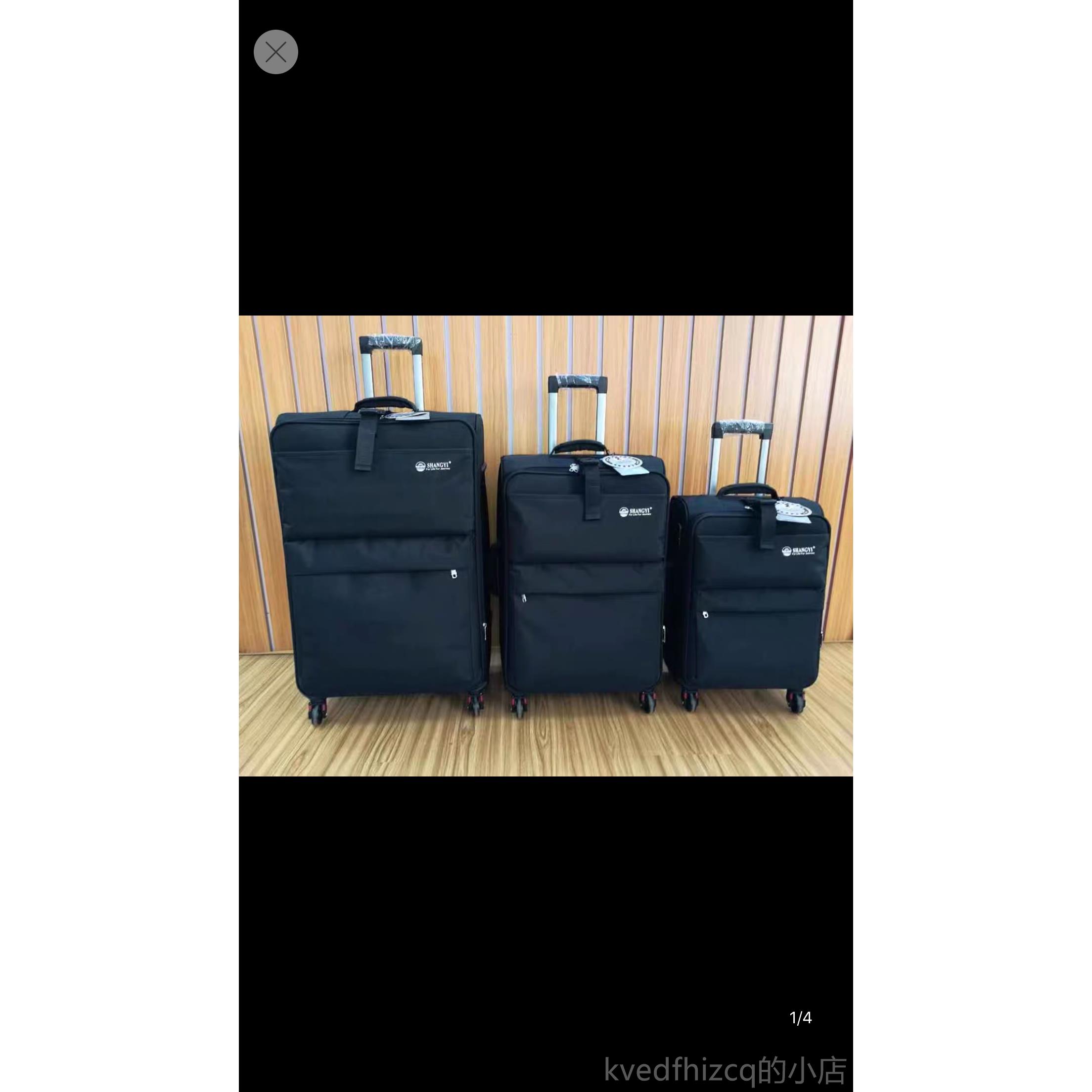 新款超轻行李箱牛津布拉杆寸箱万女向轮26寸旅行箱布料防水30男布