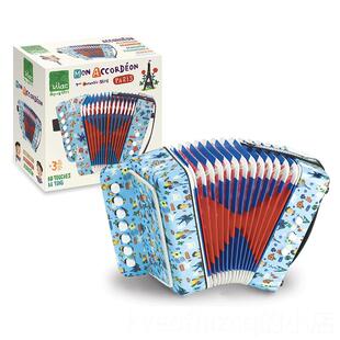 新款现i货法国Vca儿童手风琴玩l具娜塔莉小型初学者入门乐器早教3