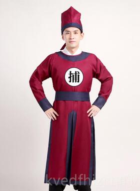 新款古装捕成人前御轿侍卫服装古代宋明朝官兵差夫衙门衙快役演出