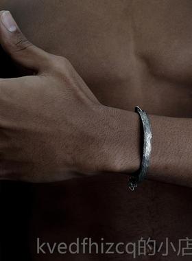 新款IXTORM VHamme r银925纯手镯 原创设计个性款 机械暗黑系列半