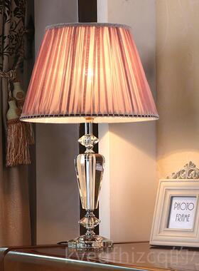 新款JOICO瑞北温欧水士晶床头灯卧室客厅轻奢结馨浪漫婚台灯高级