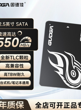 固德佳GS 2.5英寸SATA 256G 512G 1TB 2TB 4TB固态硬盘SSD TLC