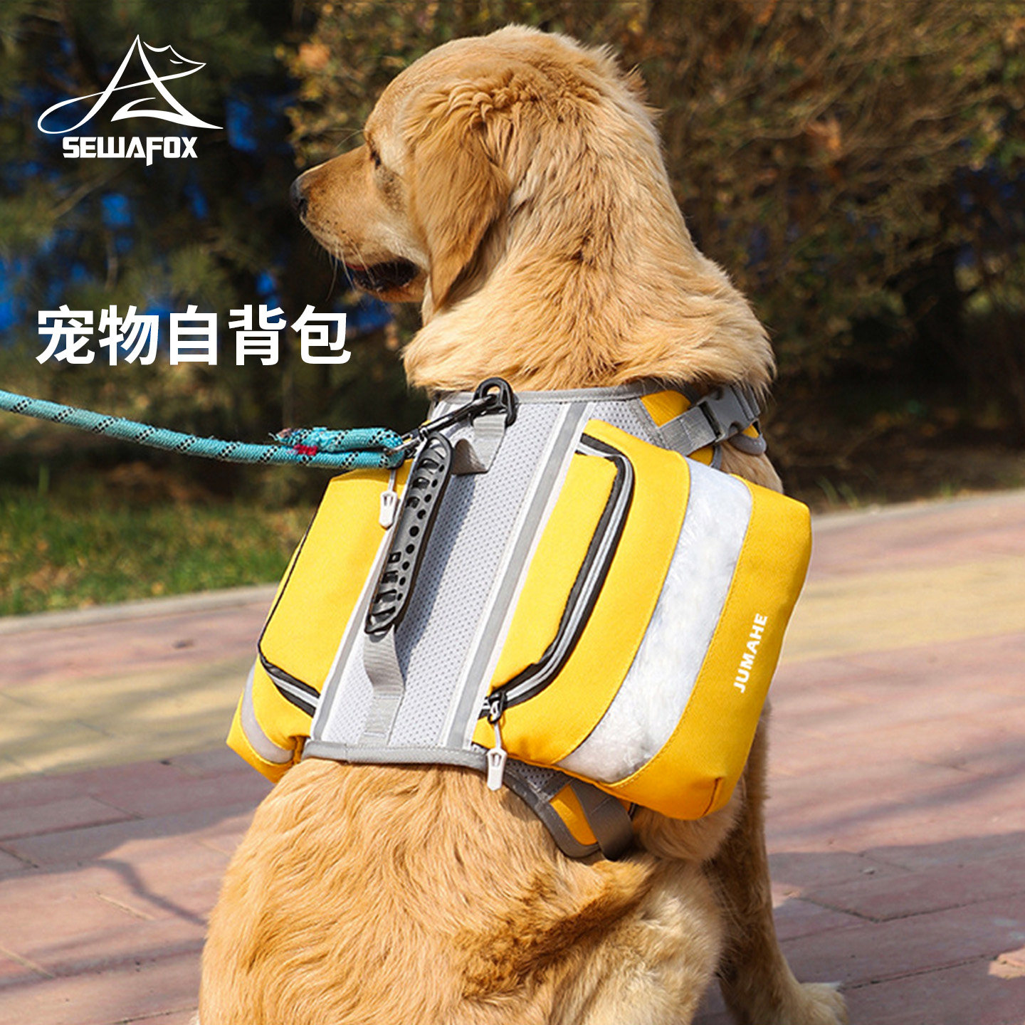 户外大容量狗狗自背包