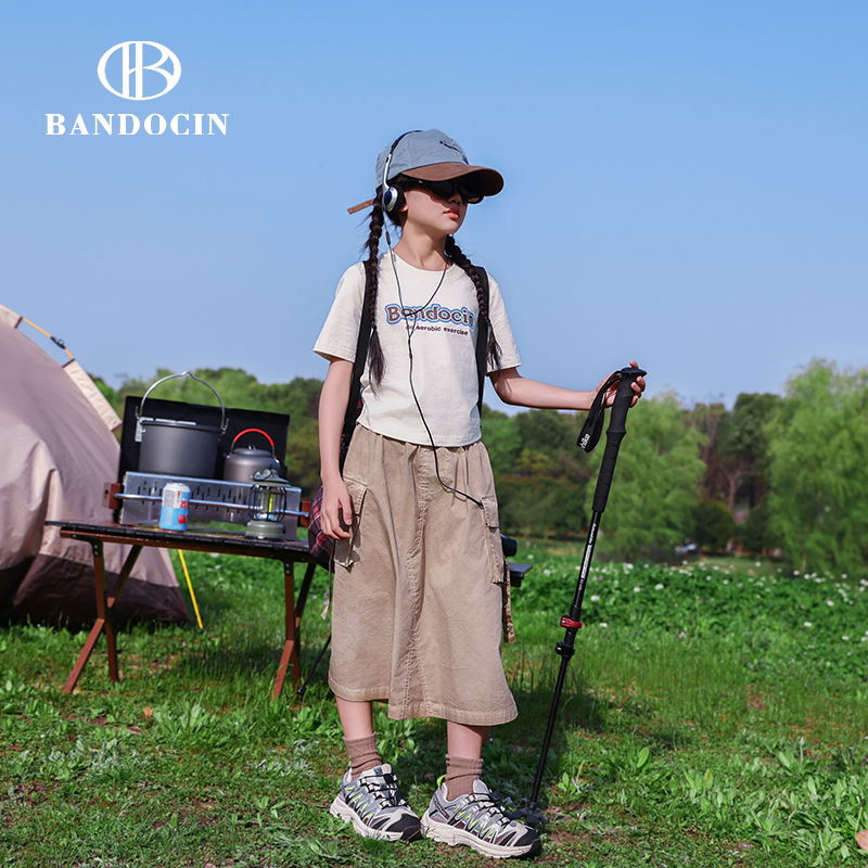 亲子女童夏装半身裙套装洋气中大童2025新款儿童夏季短袖速干两件